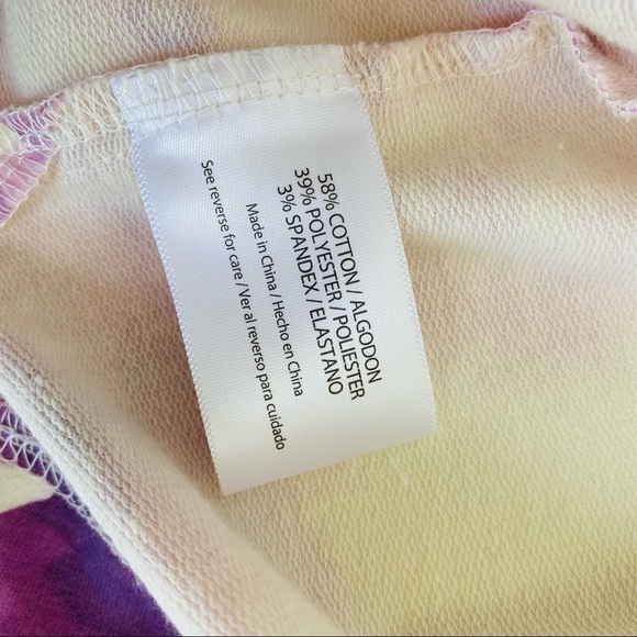 Wildfox Purple Tie Dye Star Sweatshirt Size XL - Picture 10 of 10